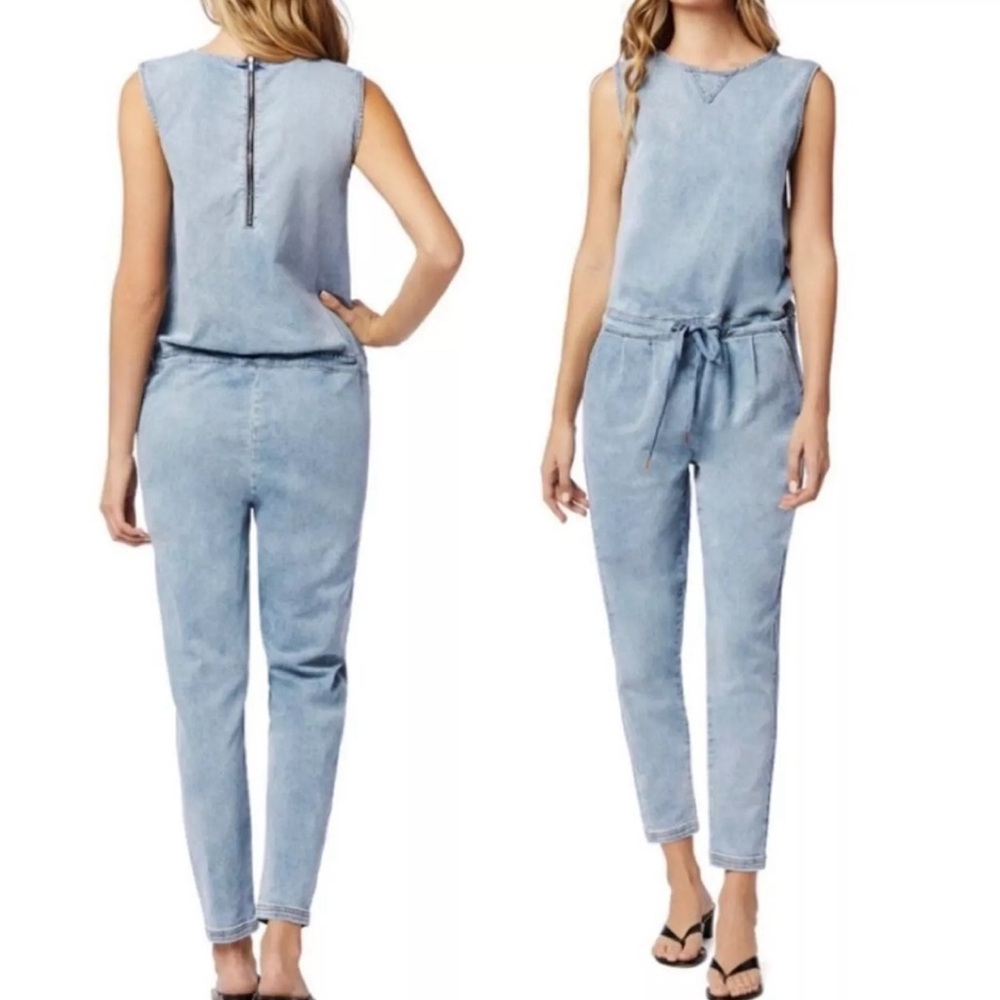 NWT JOE'S Women’s The Marnie Denim French‎ Terry Jumpsuit 45GFTTTA5006 TTA SMALL